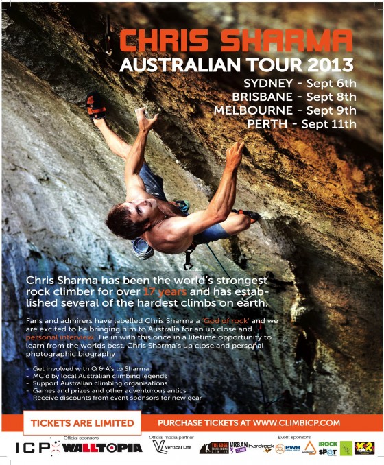 Chris Sharma's Aus tour 2013