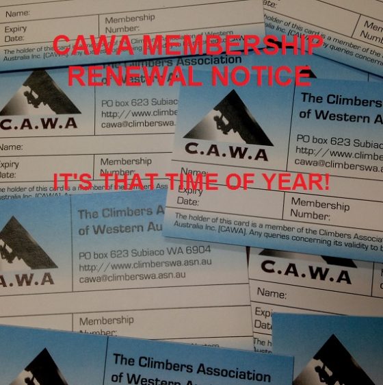 CAWA Renewal Notice 2017